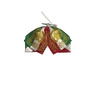 Mexican bow tie tricolor GOLD  embroidery